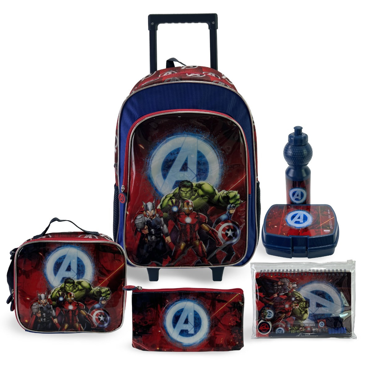 Marvel - Avengers Big Four 18 Inches 6 In 1 Trolley Box Set