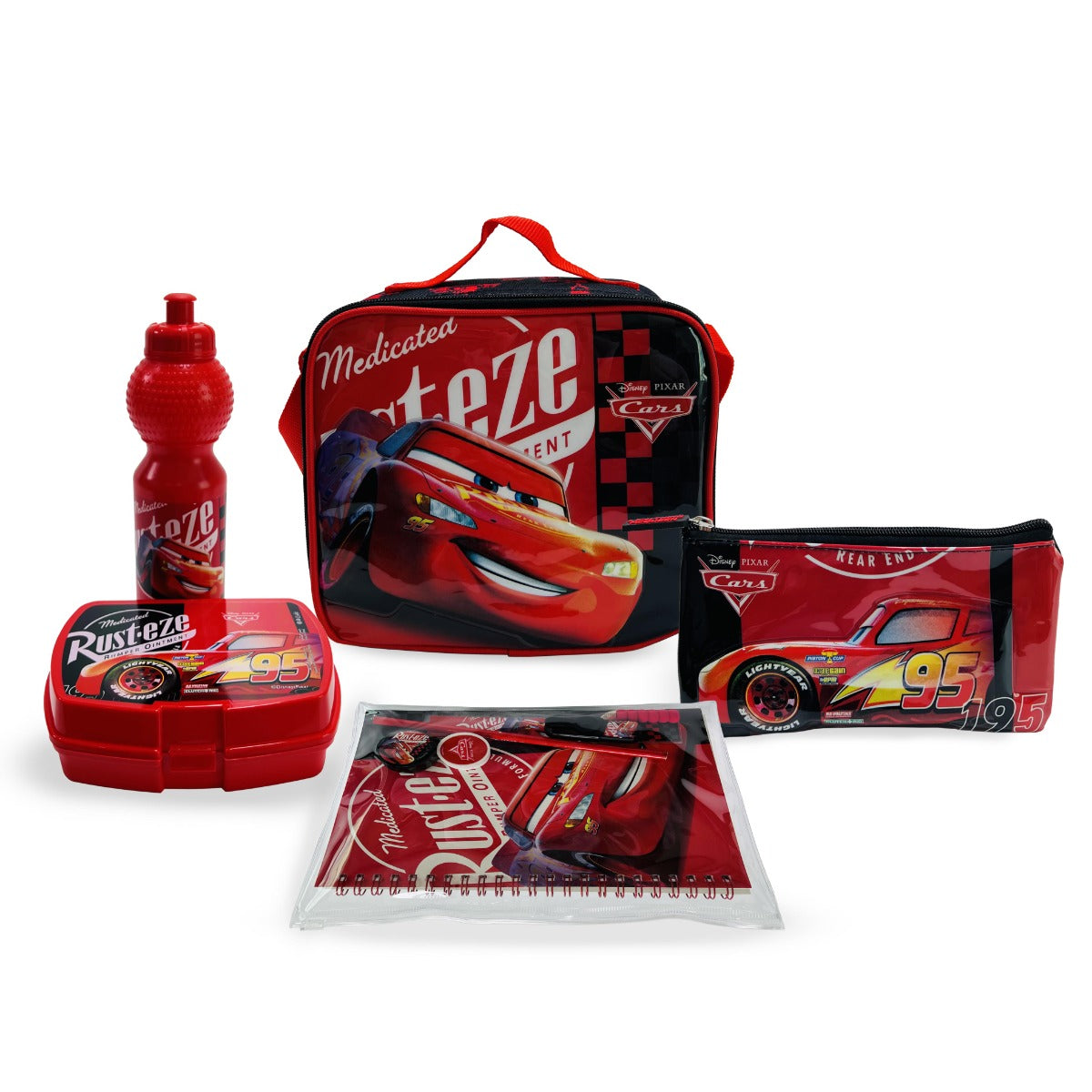 Disney - Cars Black Wind 18 Inches 6 In 1 Trolley Box Set