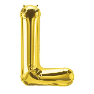 Balloon - Gold - Letter L