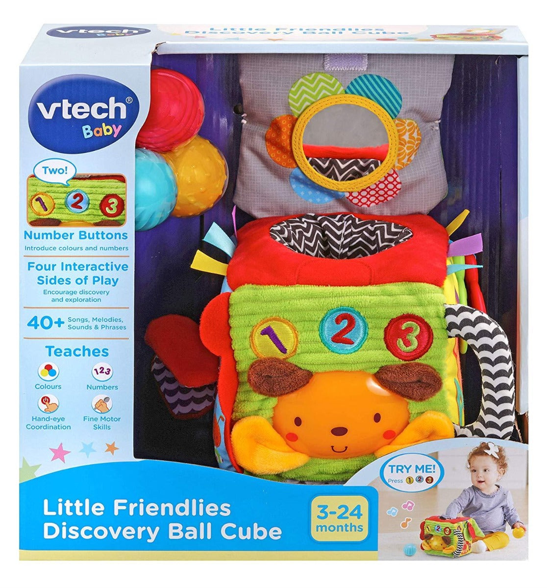 V-Tech - Little Friendlies Discovery Ball Cube