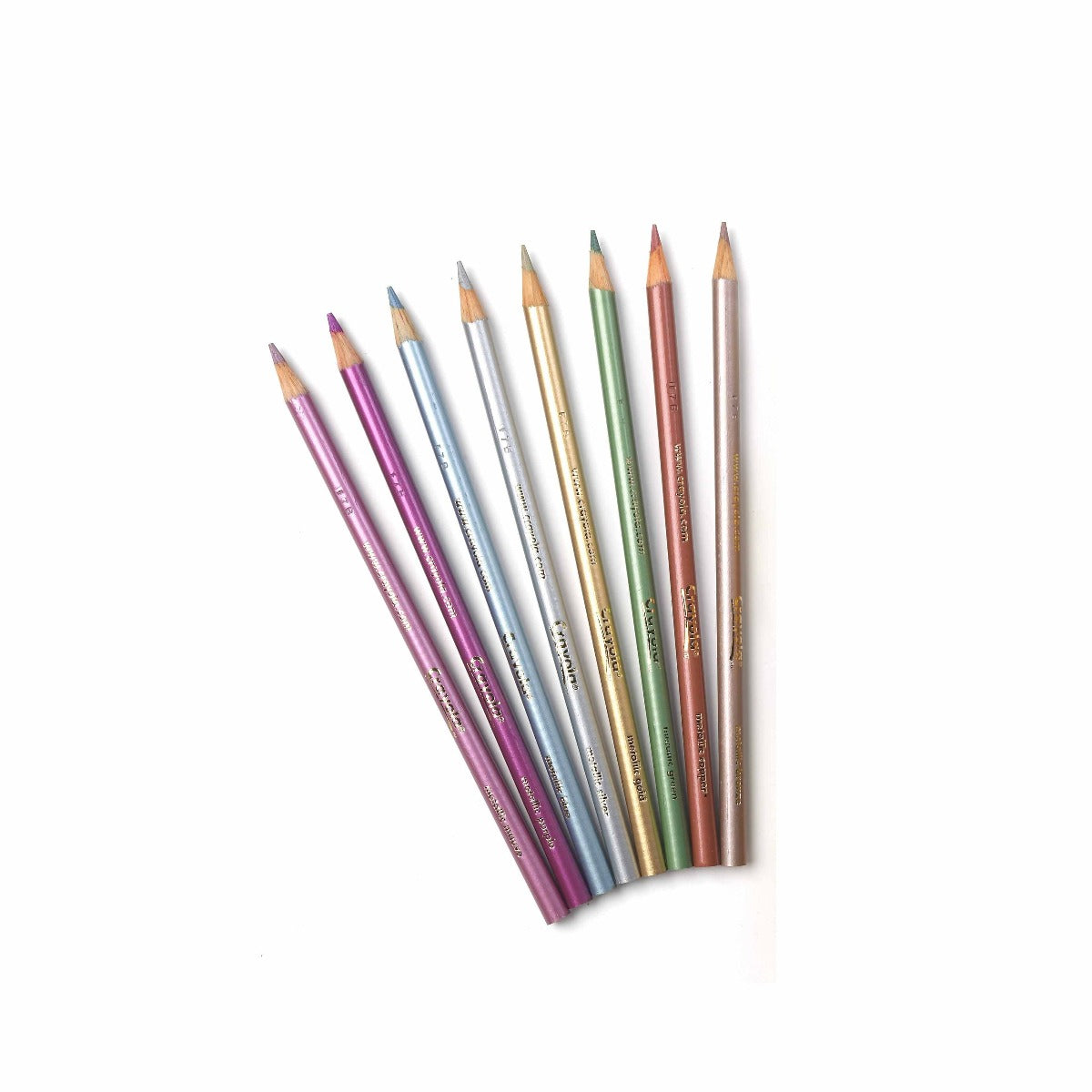 Crayola - Metallic Colored Pencils - 8 Pieces