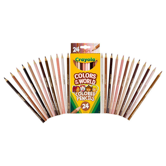 Crayola - Colors of The World Pencils- 24 Count