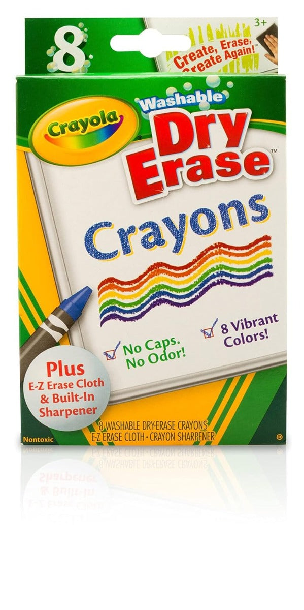 Crayola - 8 Dry Erase Crayons