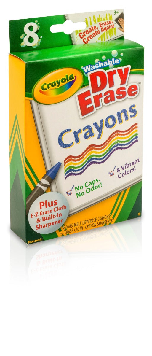 Crayola - 8 Dry Erase Crayons