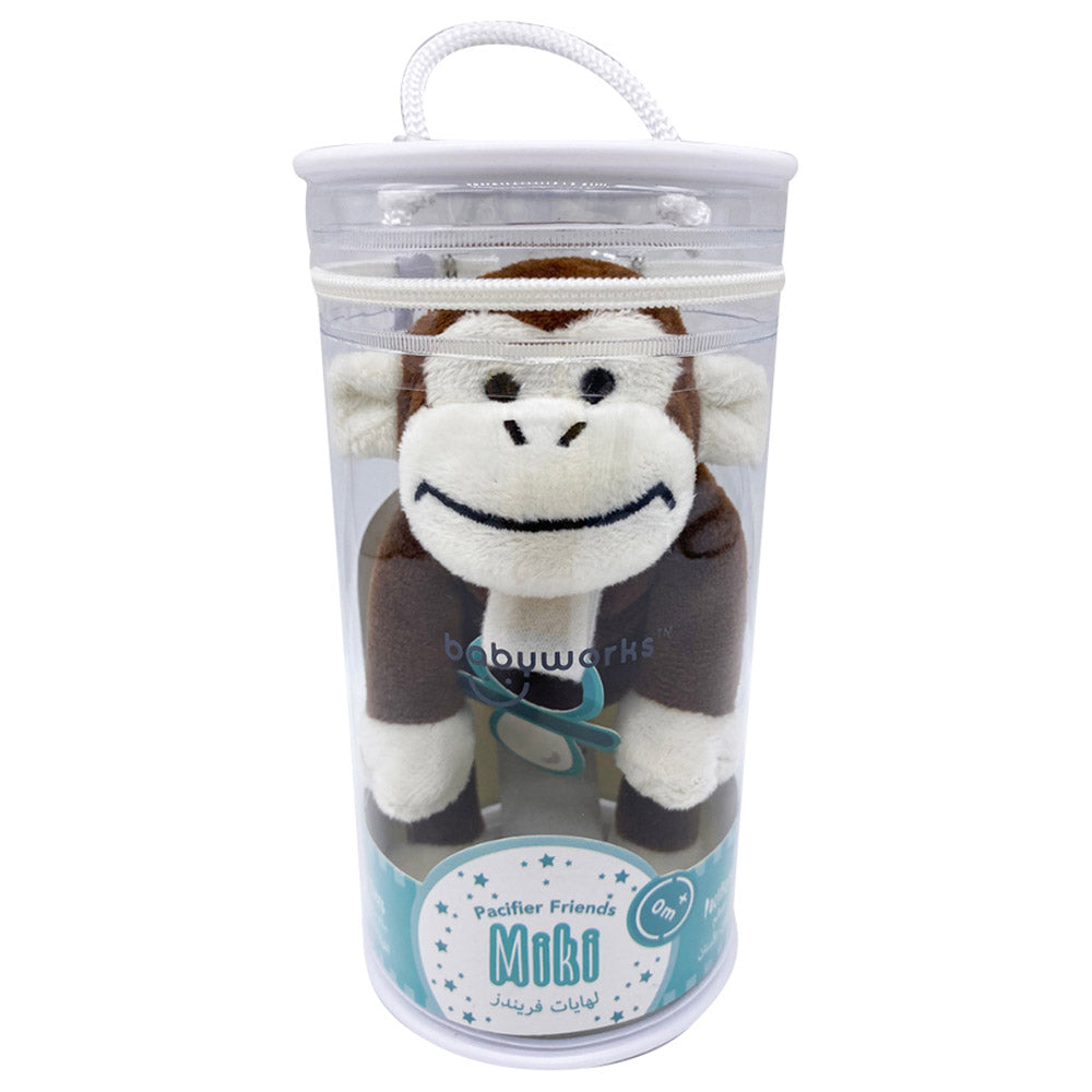 Baby Works Bibipals Cheeky Monkey Premium Plush-Miki