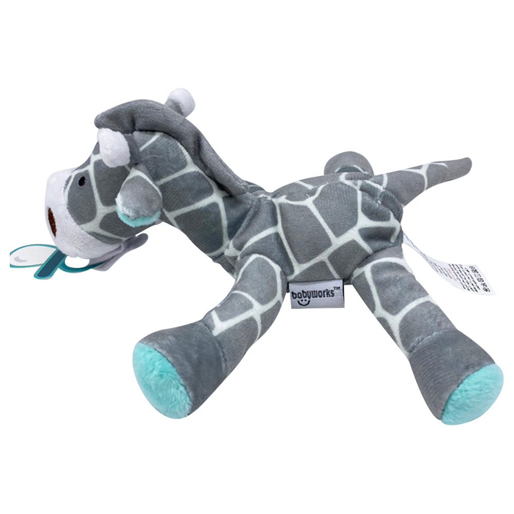 Bibipals Mint-Grey Giraffe Premium Plush-Gigi