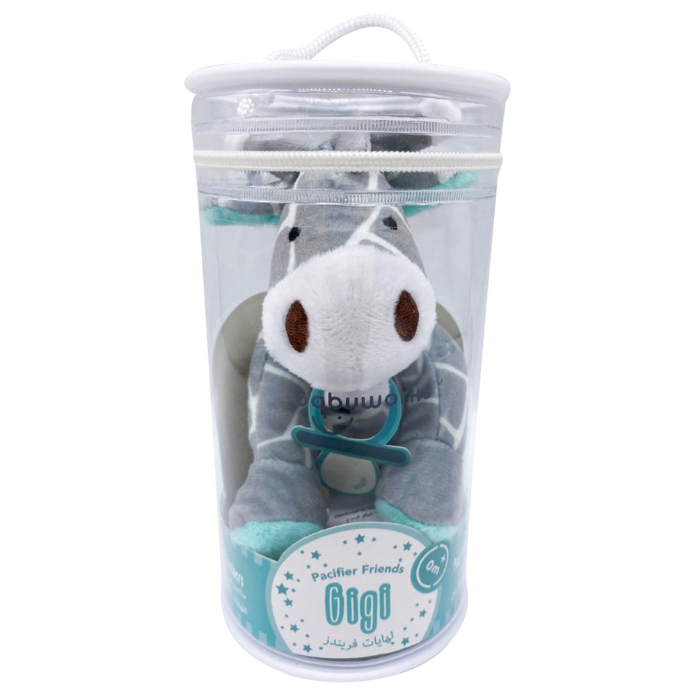 Bibipals Mint-Grey Giraffe Premium Plush-Gigi