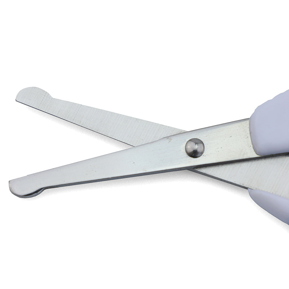 Small Scissors With Rounded Tips Nail Clippers And Nail Files Cool Green