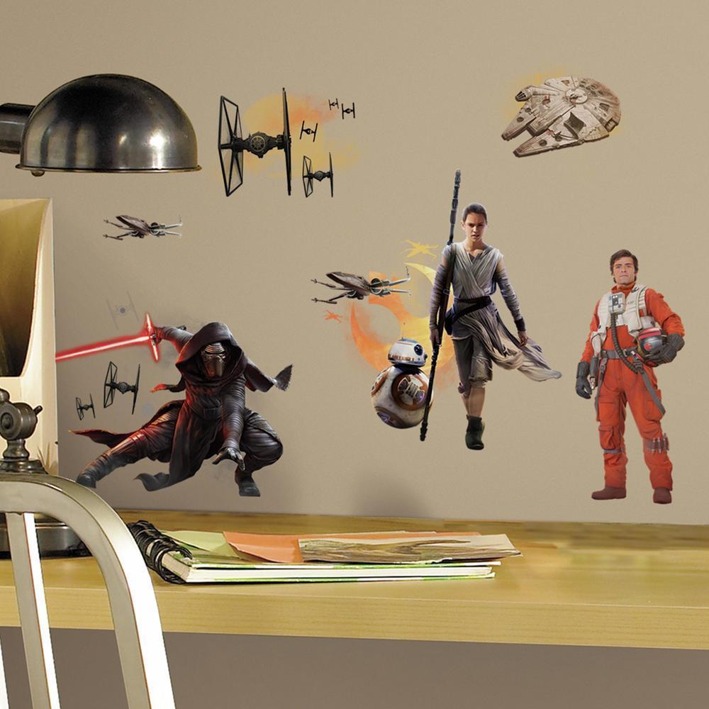 Roommates Star Wars The Force Awakens Ep Vii Ensemble Cast P&S Wall Decals