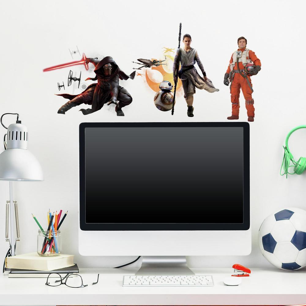Roommates Star Wars The Force Awakens Ep Vii Ensemble Cast P&S Wall Decals