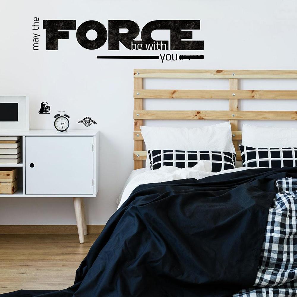 Roommates Star Wars Classic May The Force P&S Wall Decals