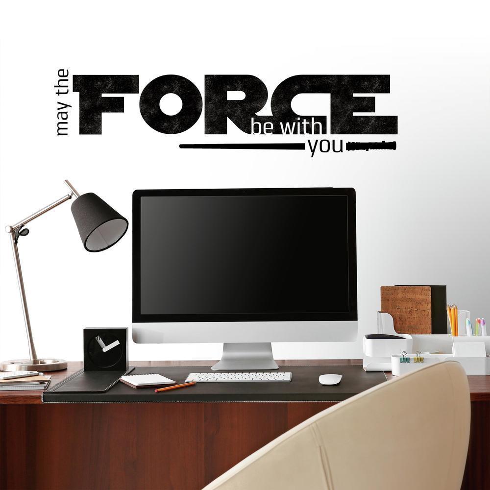 Roommates Star Wars Classic May The Force P&S Wall Decals