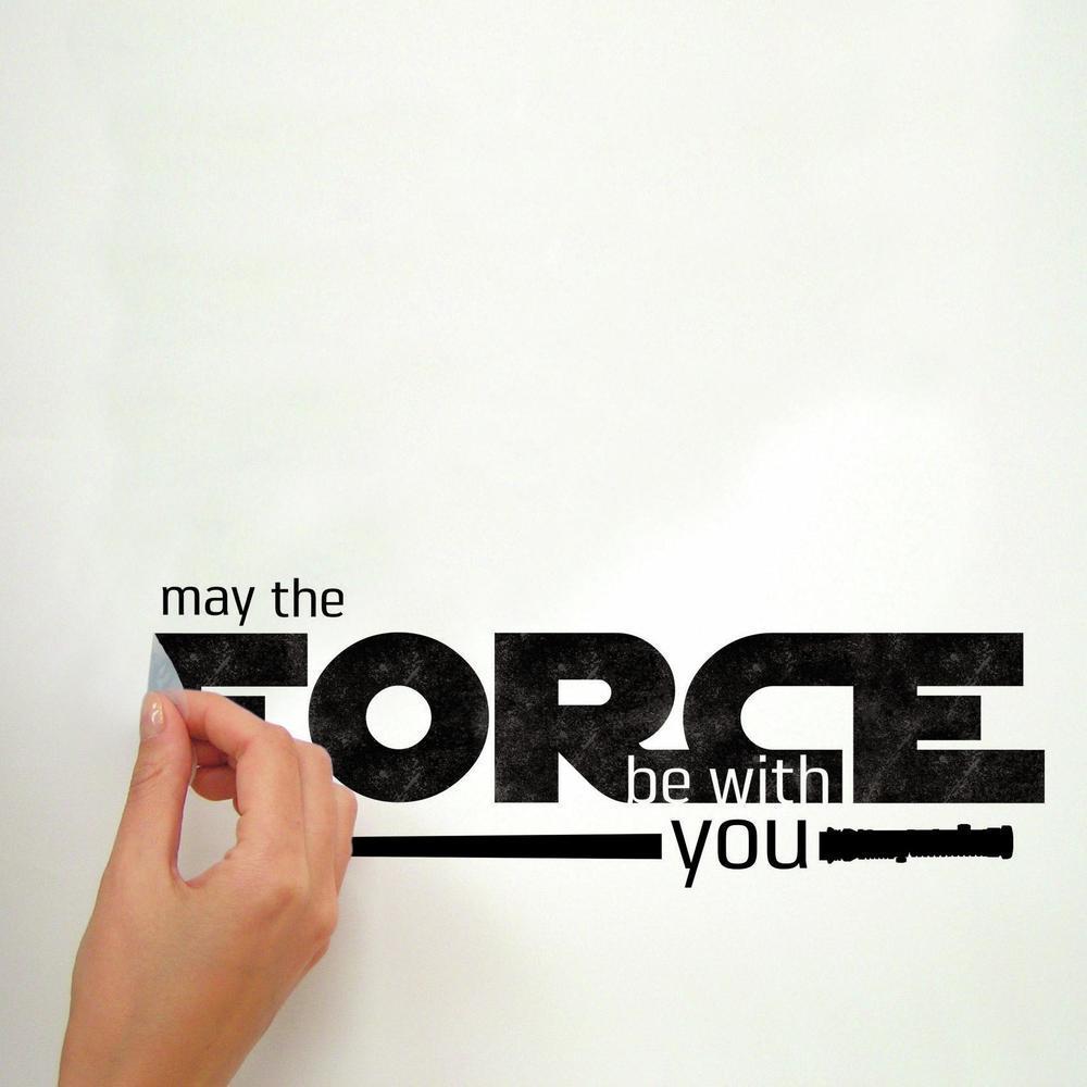 Roommates Star Wars Classic May The Force P&S Wall Decals