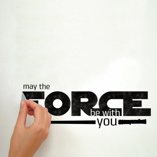 Roommates Star Wars Classic May The Force P&S Wall Decals