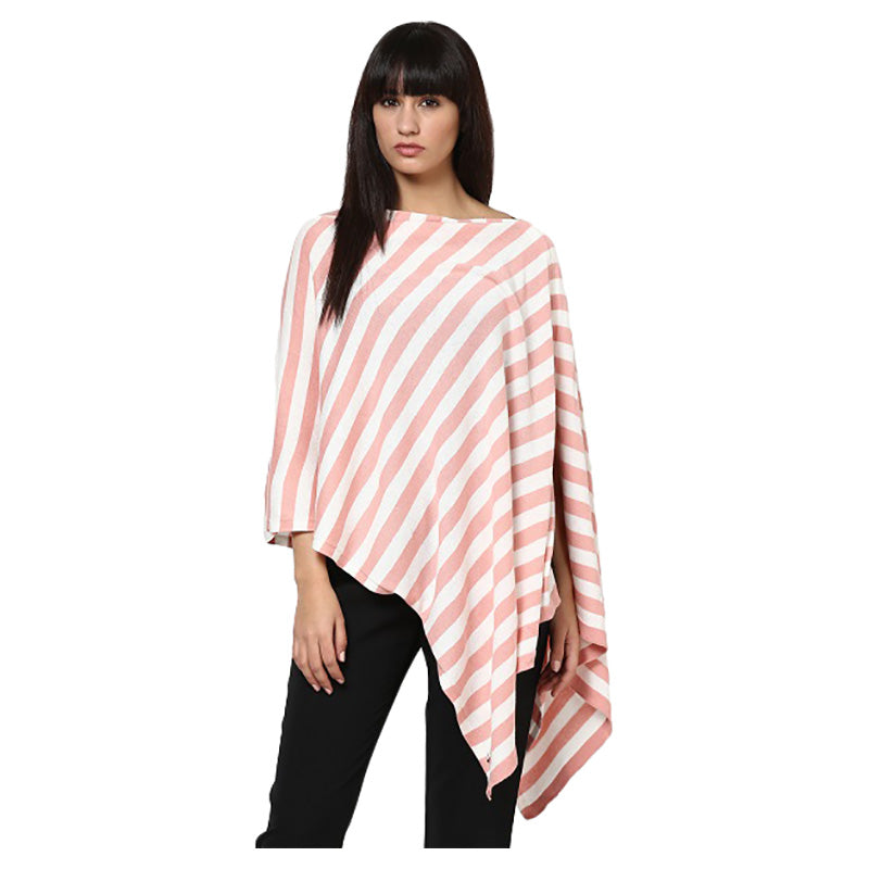 Pluchi Knitted Fashion-Maternity Poncho Kia Pink