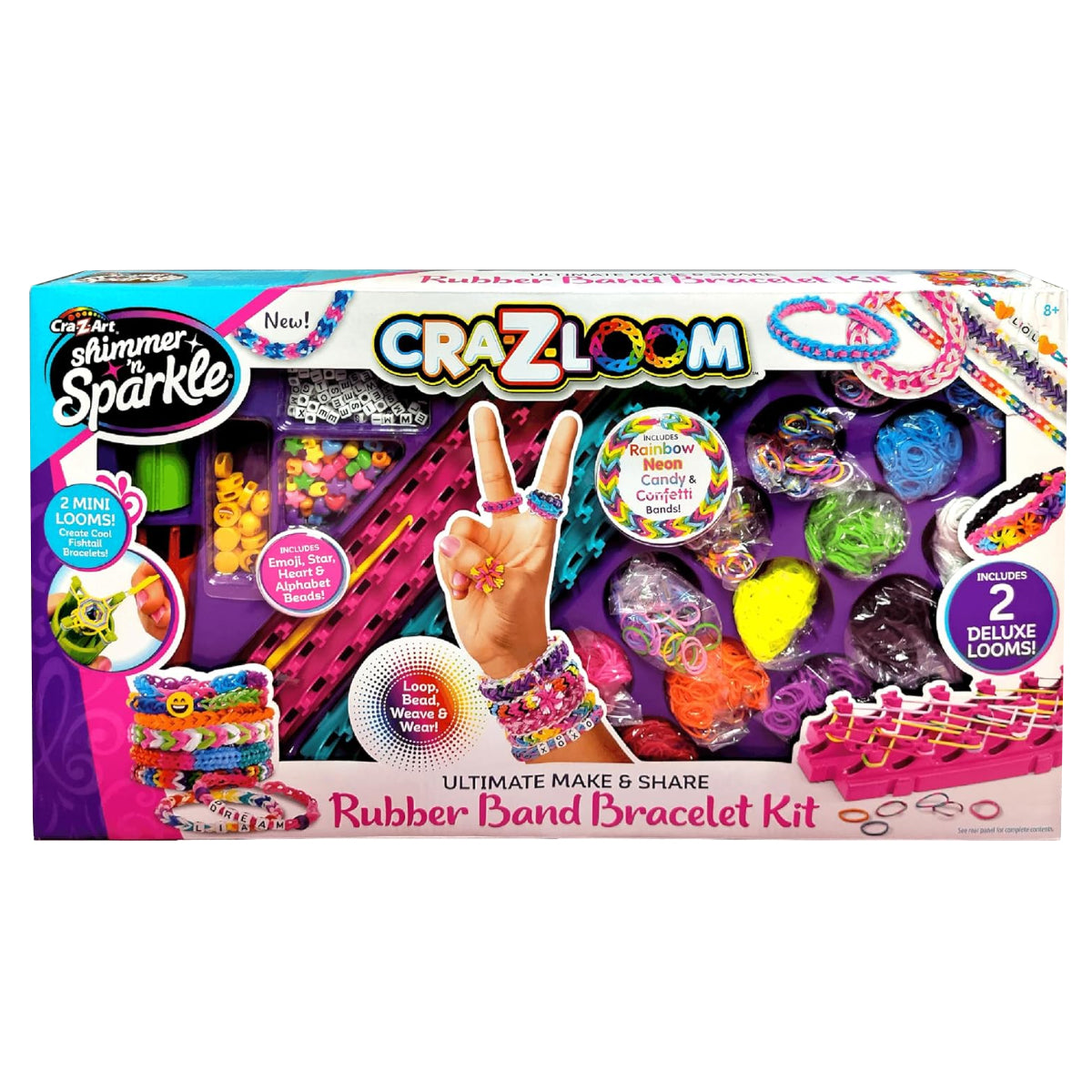 Shimmer And Sparkle - Crazloom Sns Deluxe Rubber Band Case