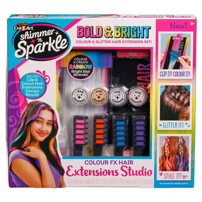 Shimmer and Sparkle - Color Fx Hair Extension Studio