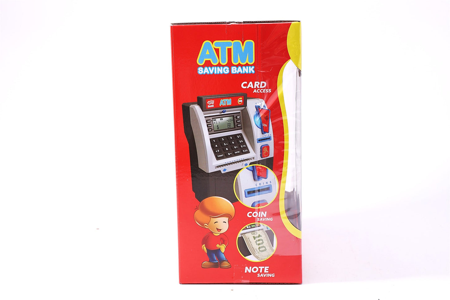 ماكينة ATM توفير للأطفال – تعليم المال بمتعة – أسود