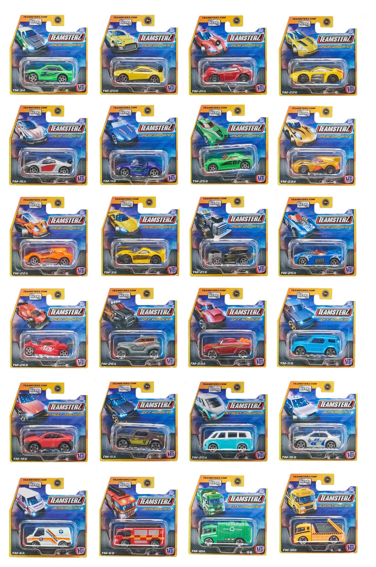 Teamsterz Street Machines Die-Cast Cars Single Blister