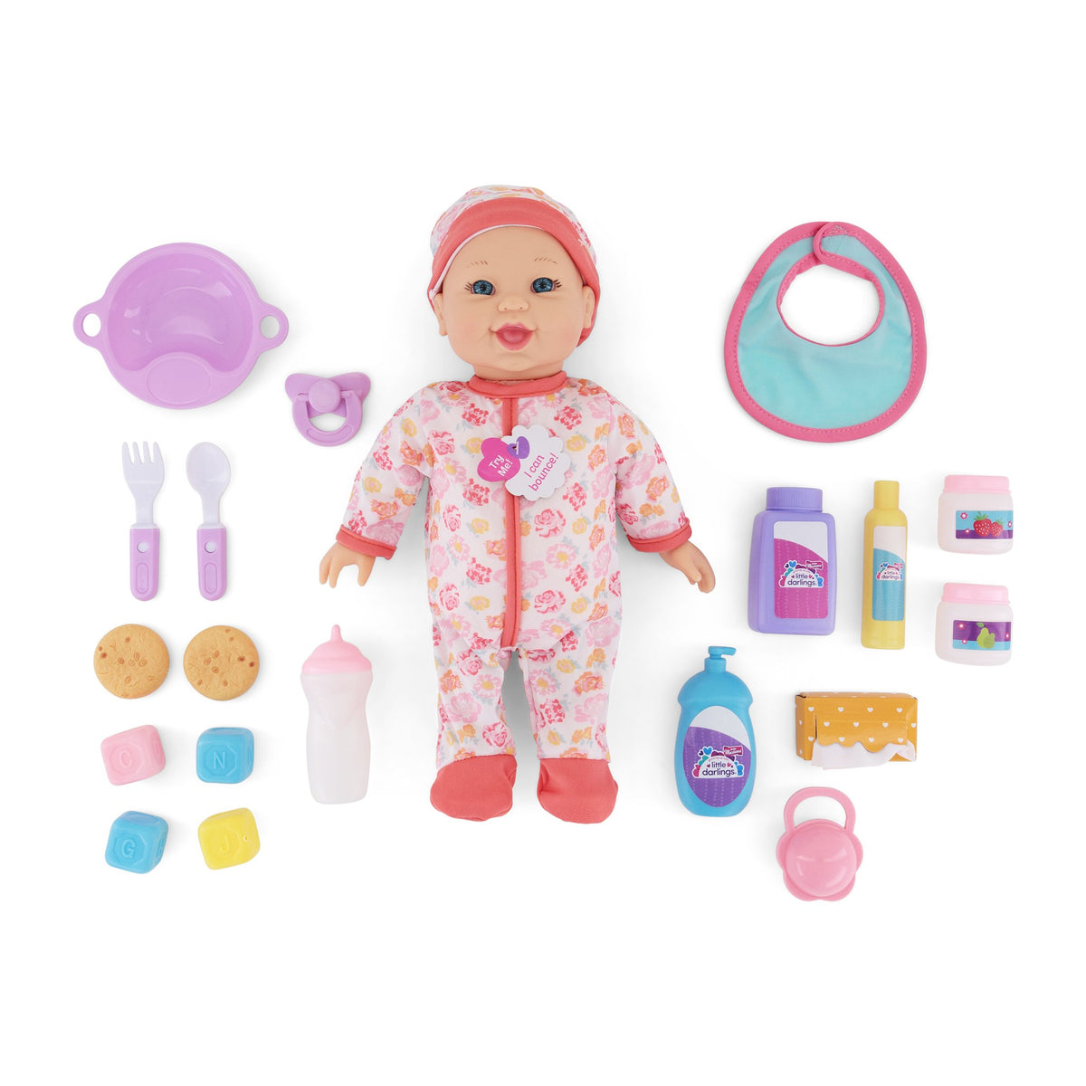 Baby Maziuna Bouncing Baby Playset 12inch