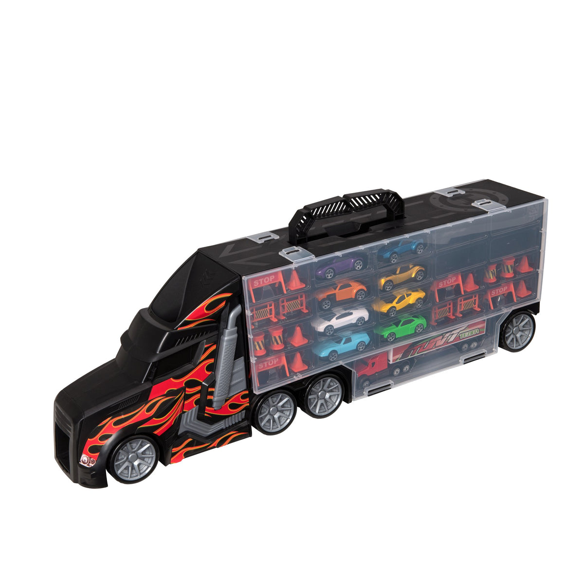 Teamsterz Metro City Auto Transporter (Large) (w/ 8 Cars)