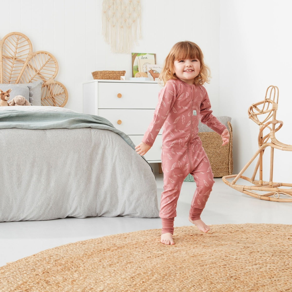Ergopouch - Bamboo Layers Long Sleeve Sleep Wear 0.2 Tog-Quill-2 Year