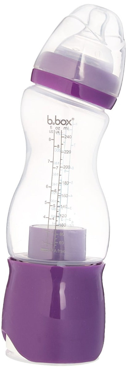 Baby Bottle + Dispenser - Purple