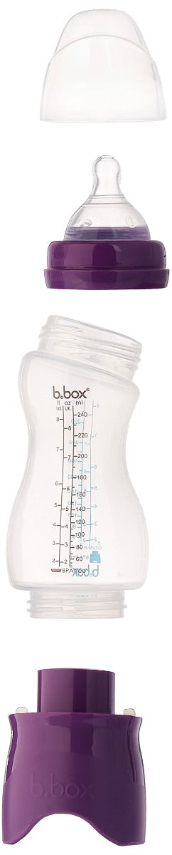Baby Bottle + Dispenser - Purple