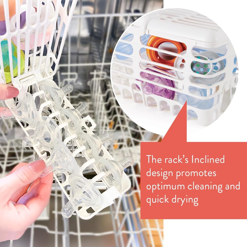Infant And Toddler Dishwasherbasket Combo White