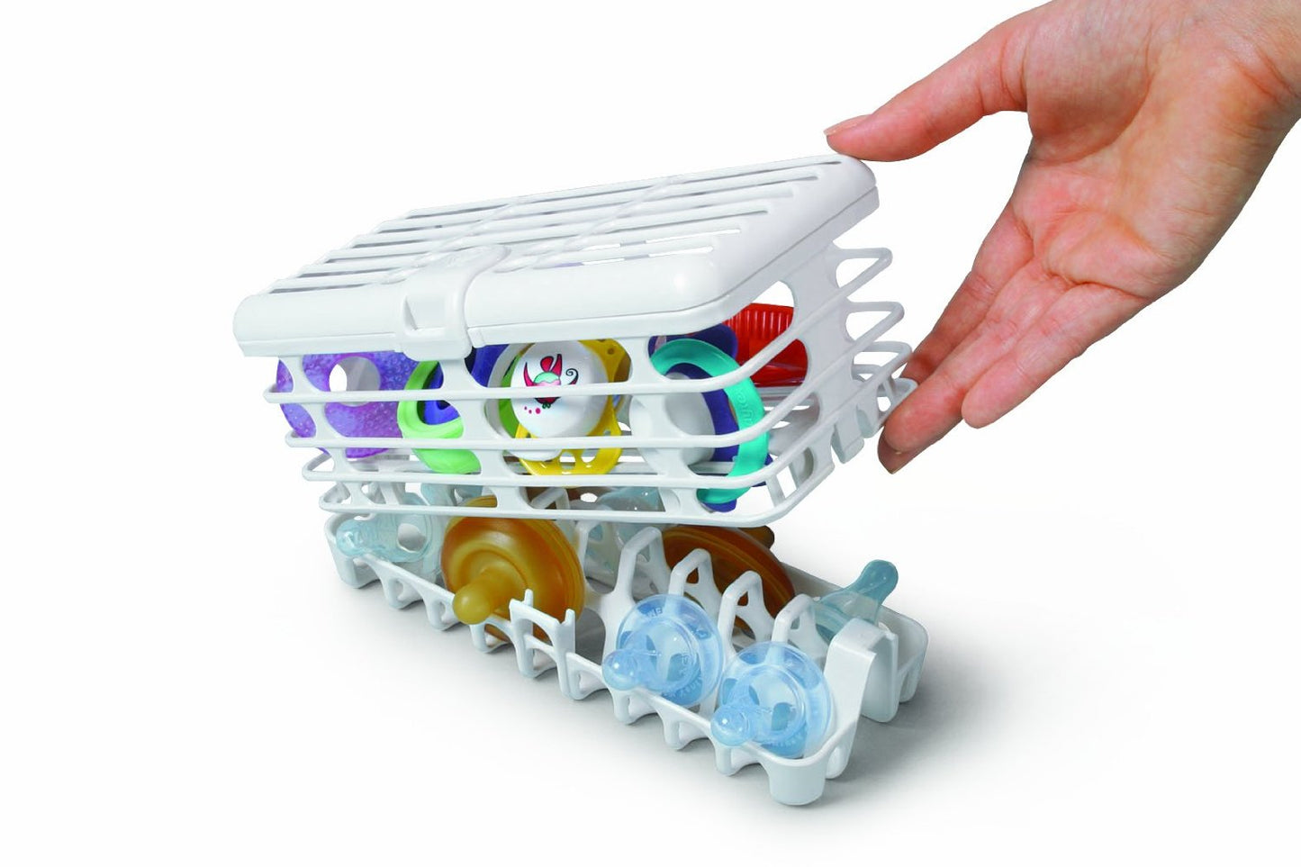 Infant And Toddler Dishwasherbasket Combo White