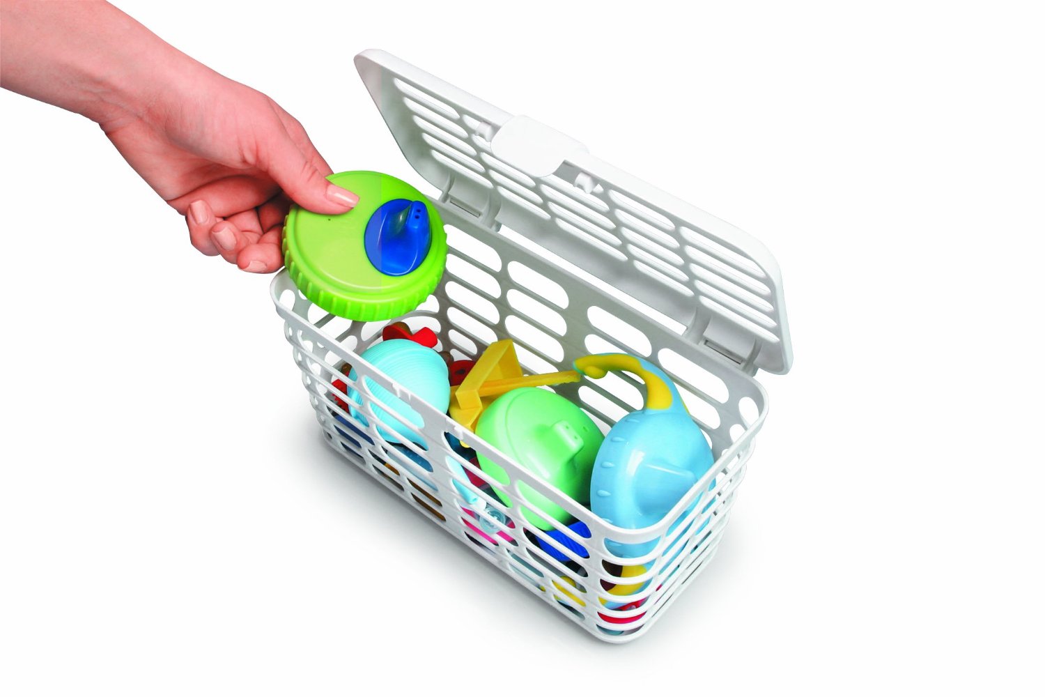 Infant And Toddler Dishwasherbasket Combo White