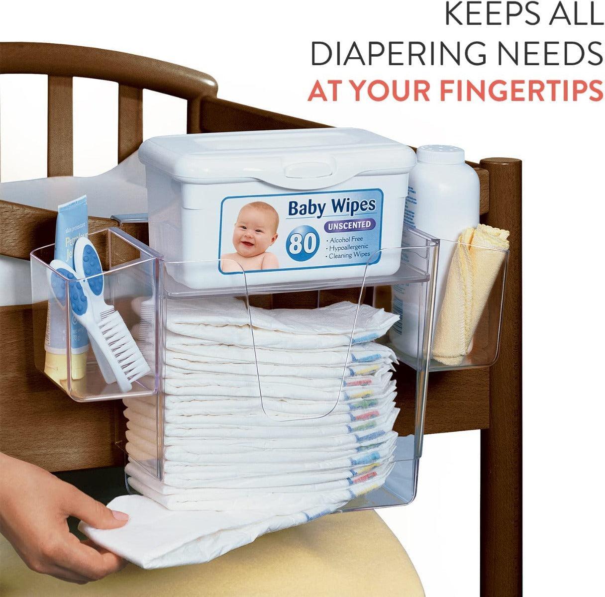 Prince Lionheart - Diaper-Nappy Depot White - Transparent New