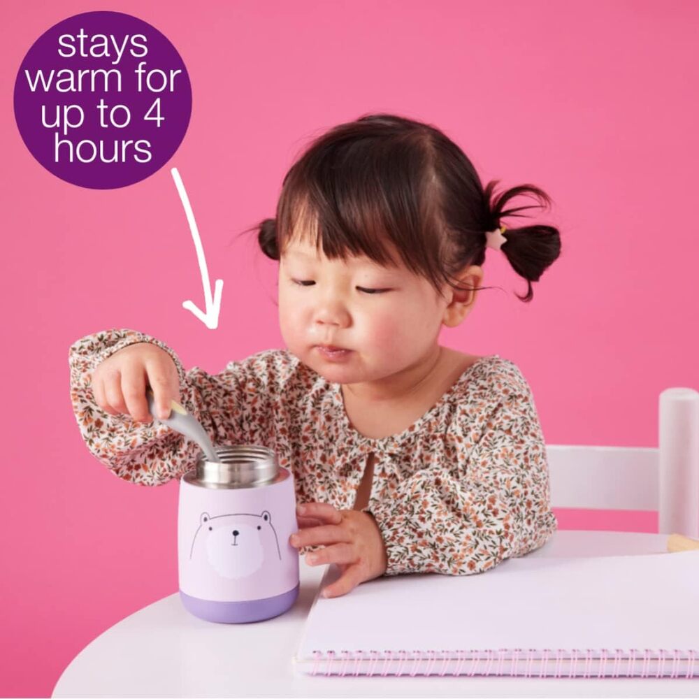 Insulated Mini Food Jar - Purple