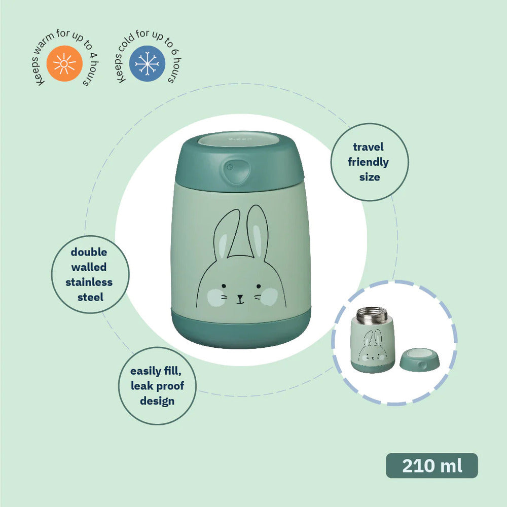Insulated Mini Food Jar - Teal