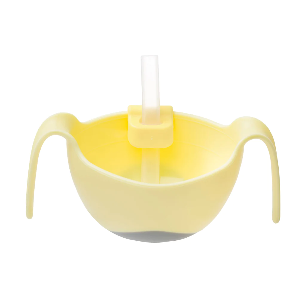 Bowl And Straw Banana Split