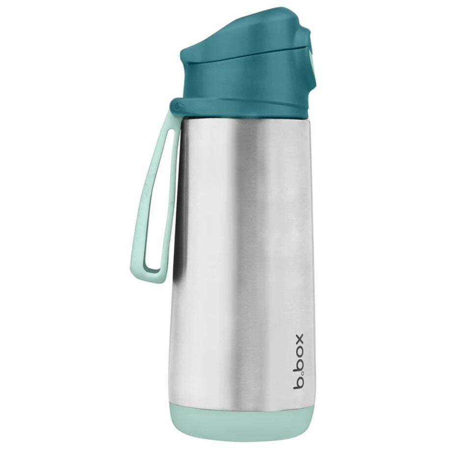B.Box - Insulated Sport Spout Bottle 500Ml- Teal Blue