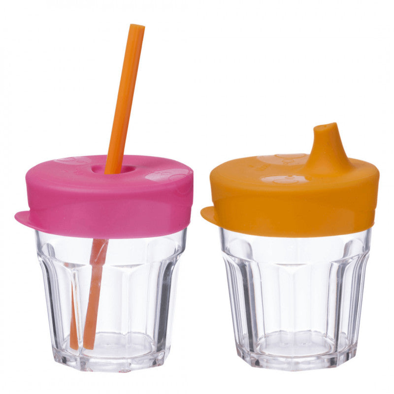 B.Box - Universal Silicone Lid Travel Pack Strawberry Shake
