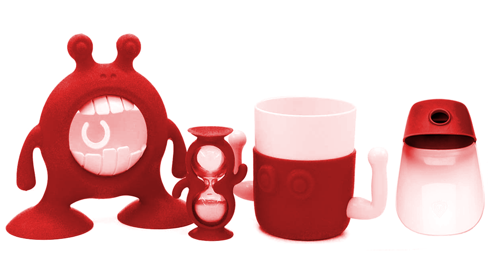 Prince Lionheart Eyefamily Bathroom Set Flashbulb Fuschia
