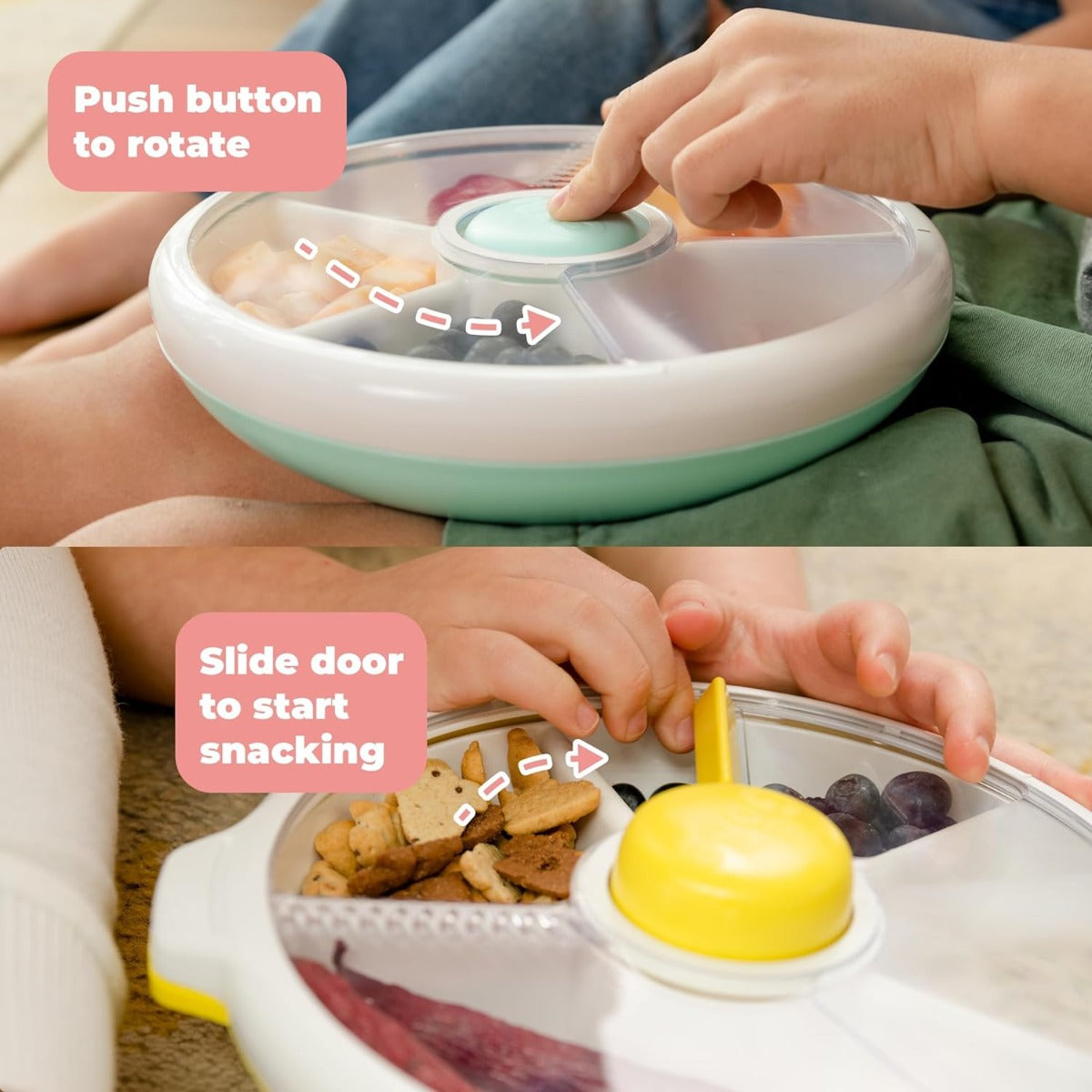 Gobe - Large Snack Spinner - Mint Green