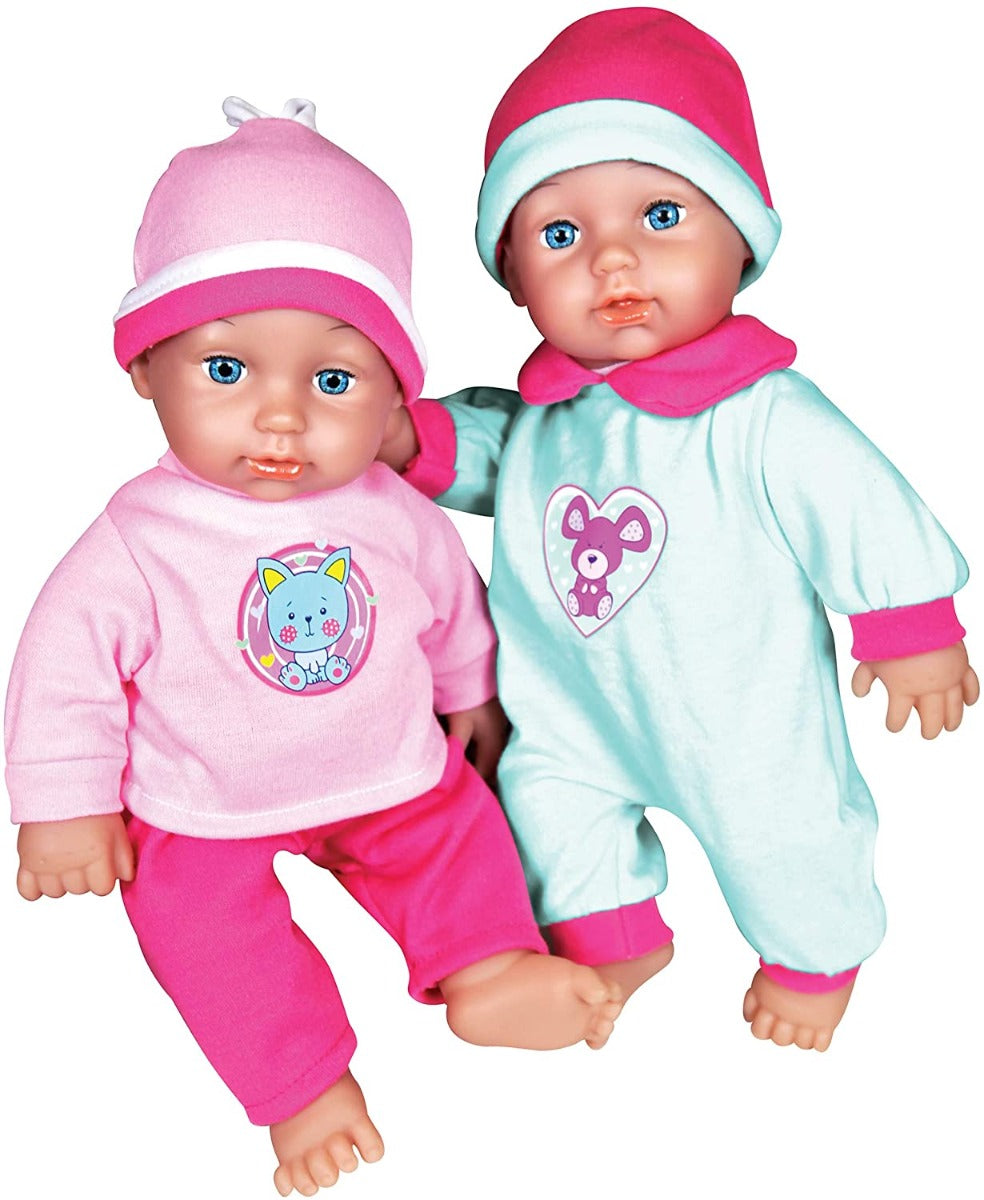 Lissi - Twin Jogger With 2 Baby Dolls