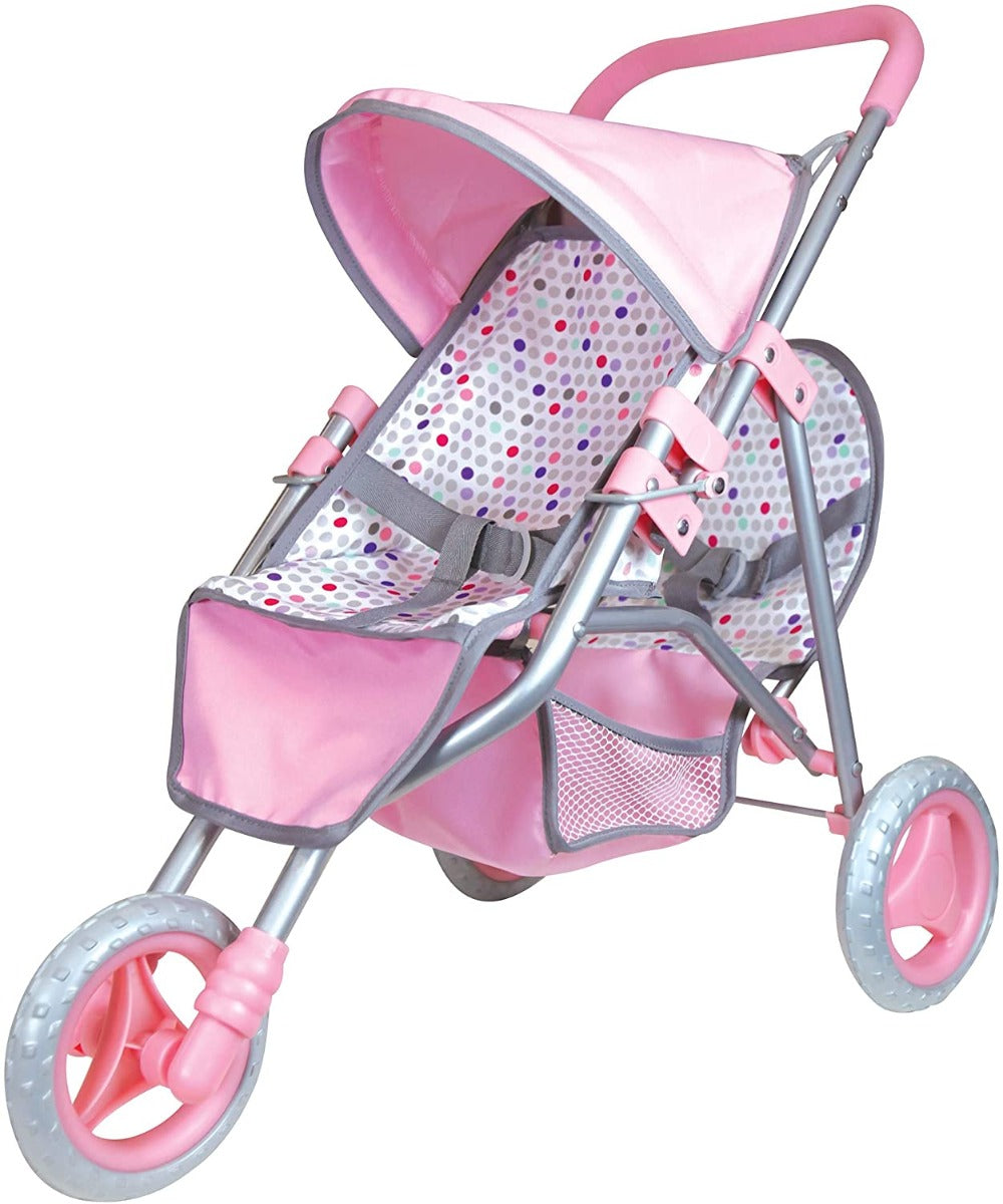 Lissi - Twin Jogger With 2 Baby Dolls