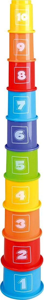Animals & Numbers Stacking Tower - 10 Pcs