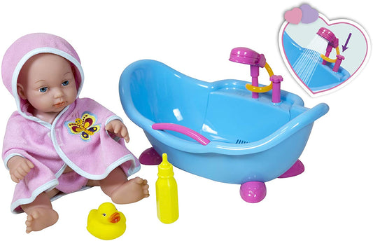 Lissi - 30Cm Bath Baby With Bathtub with Shower
