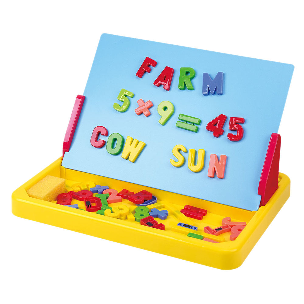 Playgo - Portable Magnet & Drawing Board - 58 Pcs