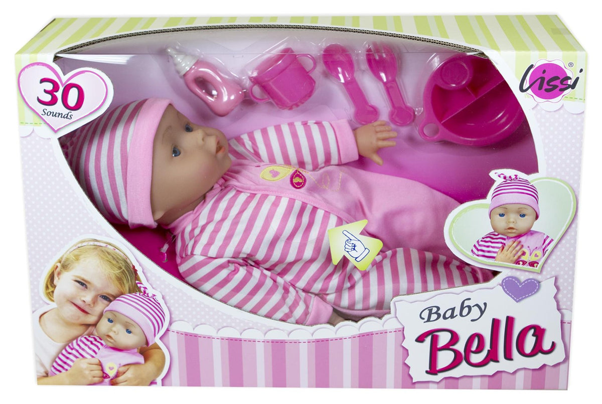Doll Talking Baby With Feeding Accessories - 18 Inch