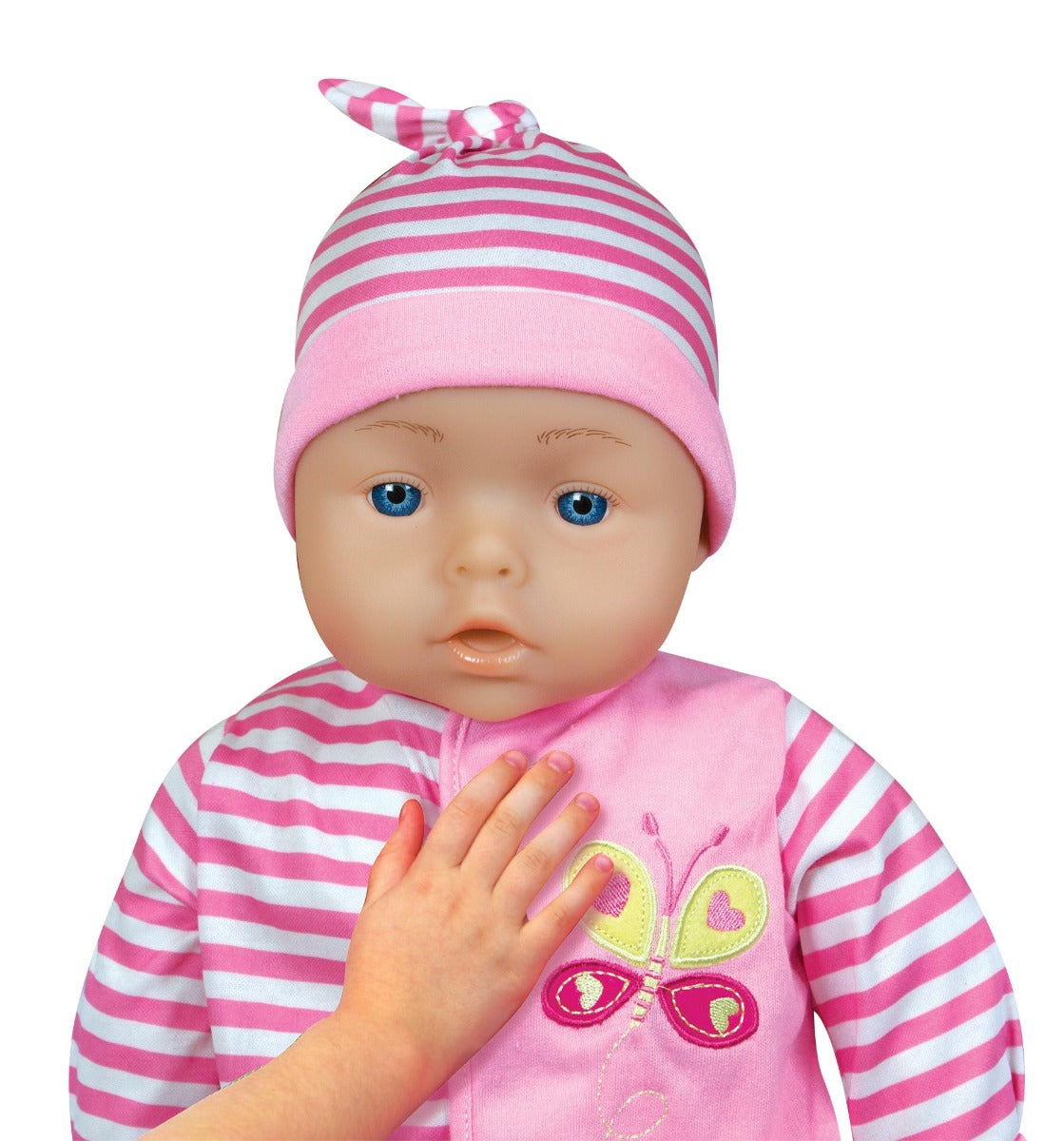 Doll Talking Baby With Feeding Accessories - 18 Inch