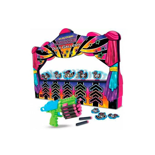 Merchant Ambassador Electronic Arcade Duck Shooting Gallery-Blue Duck