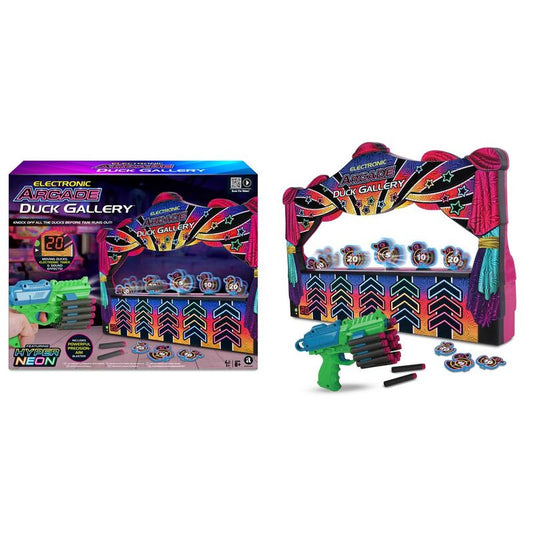 Merchant Ambassador Electronic Arcade Duck Shooting Gallery-Blue Duck