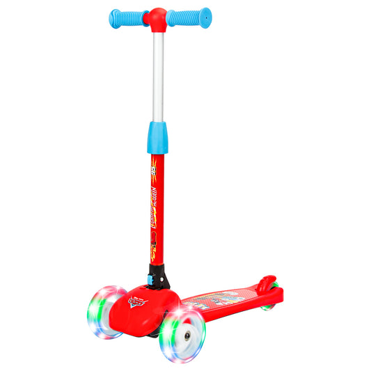 Spartan - Disney Cars 3-Wheel Light Up Scooter