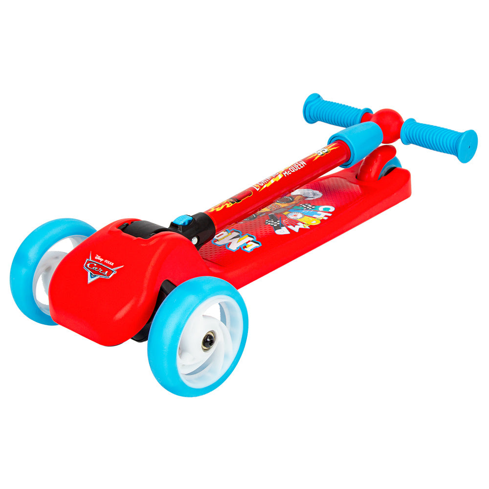 Spartan - Disney Cars 3-Wheel Light Up Scooter